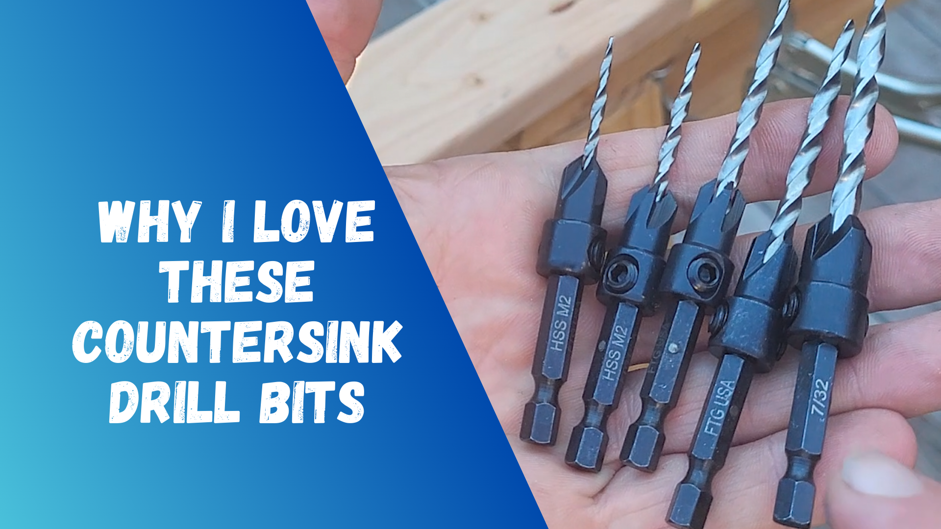 Watch Why I love these Countersink Drill Bits on Amazon Live