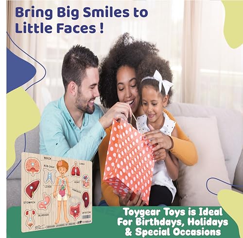Image of Boysbodyparts Eco Friendly Materials Wooden Learning Toys Puzzle for Brain Training /jorky Cutting Puzzle for Home /School /Non-Toxic /Education Memory Games for Baby Boy and Girl