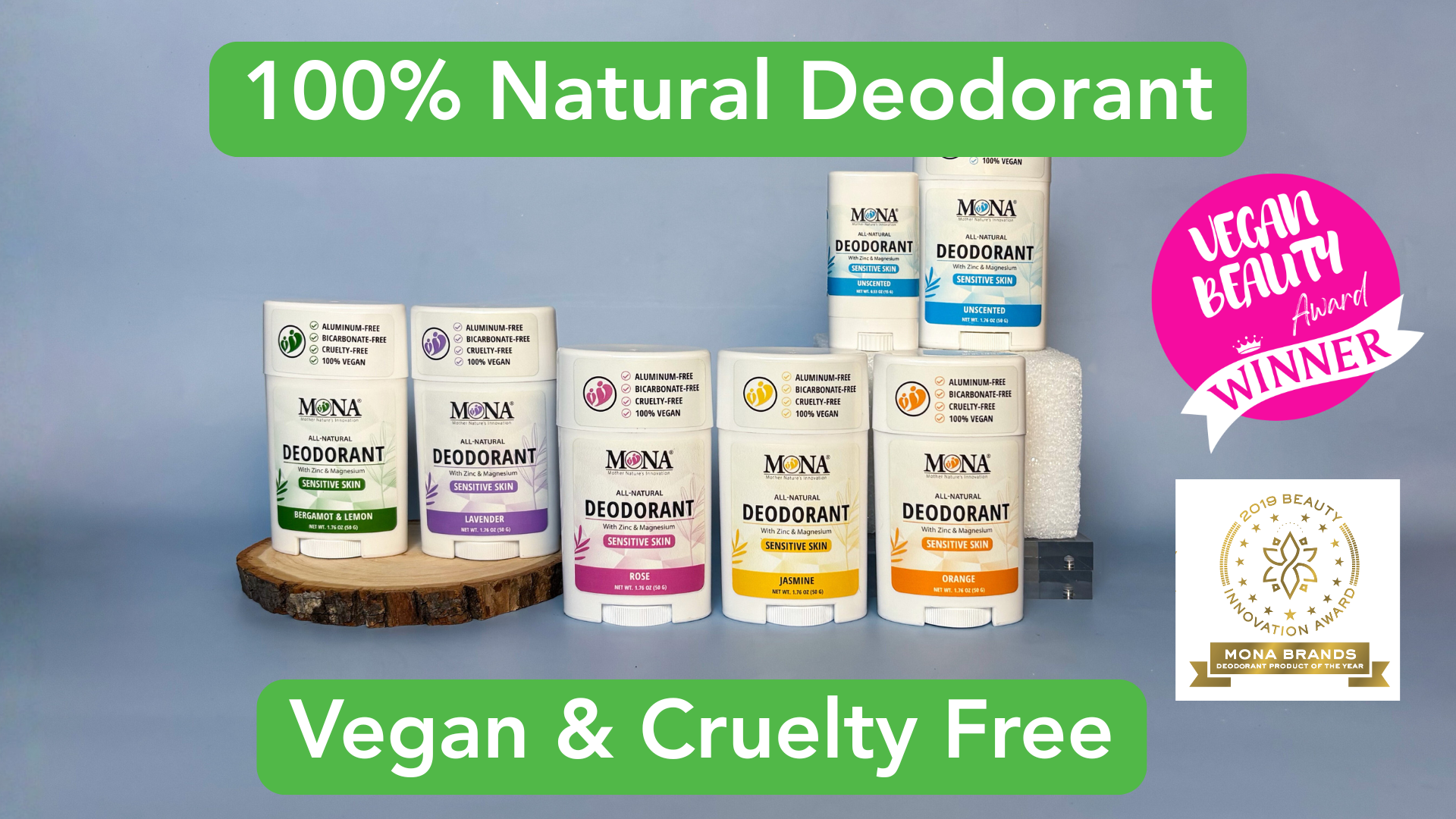 Amazon.com : MONA BRANDS All Natural Deodorant For Women & Men
