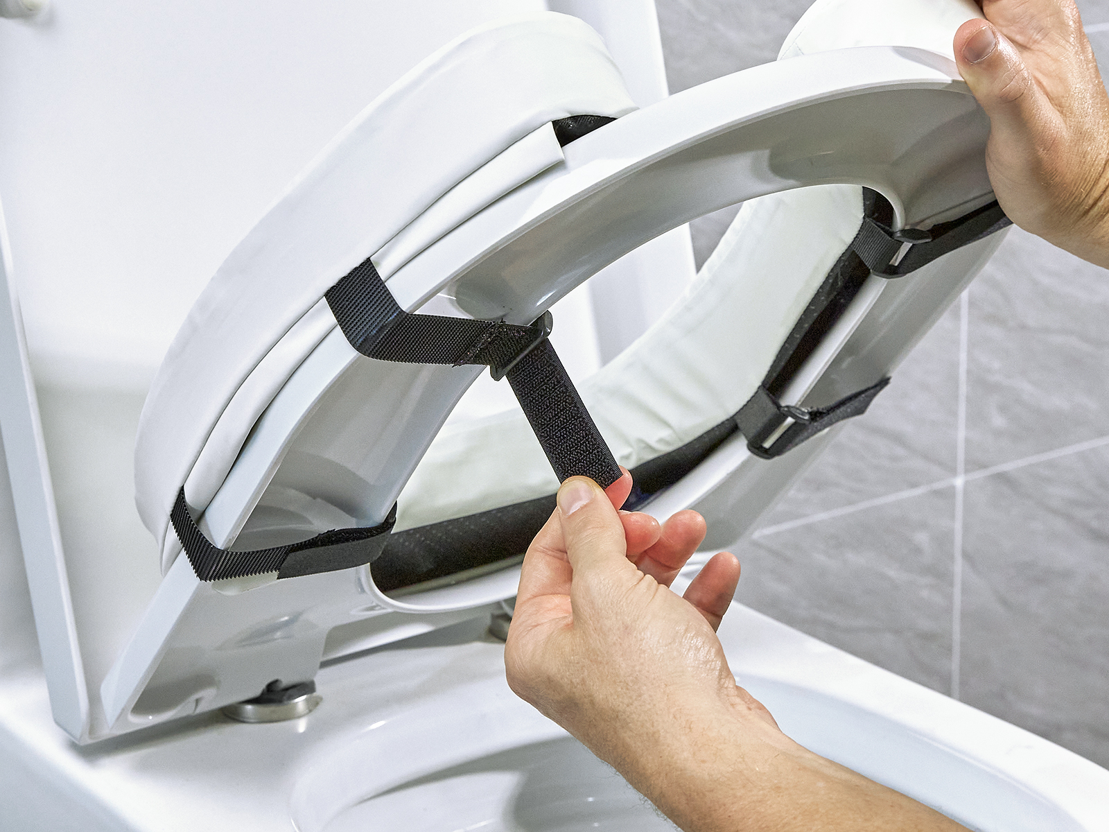 Aazon.co: Lunderg Padded Toilet Seat Riser For Seniors - Adds 2 - View #5