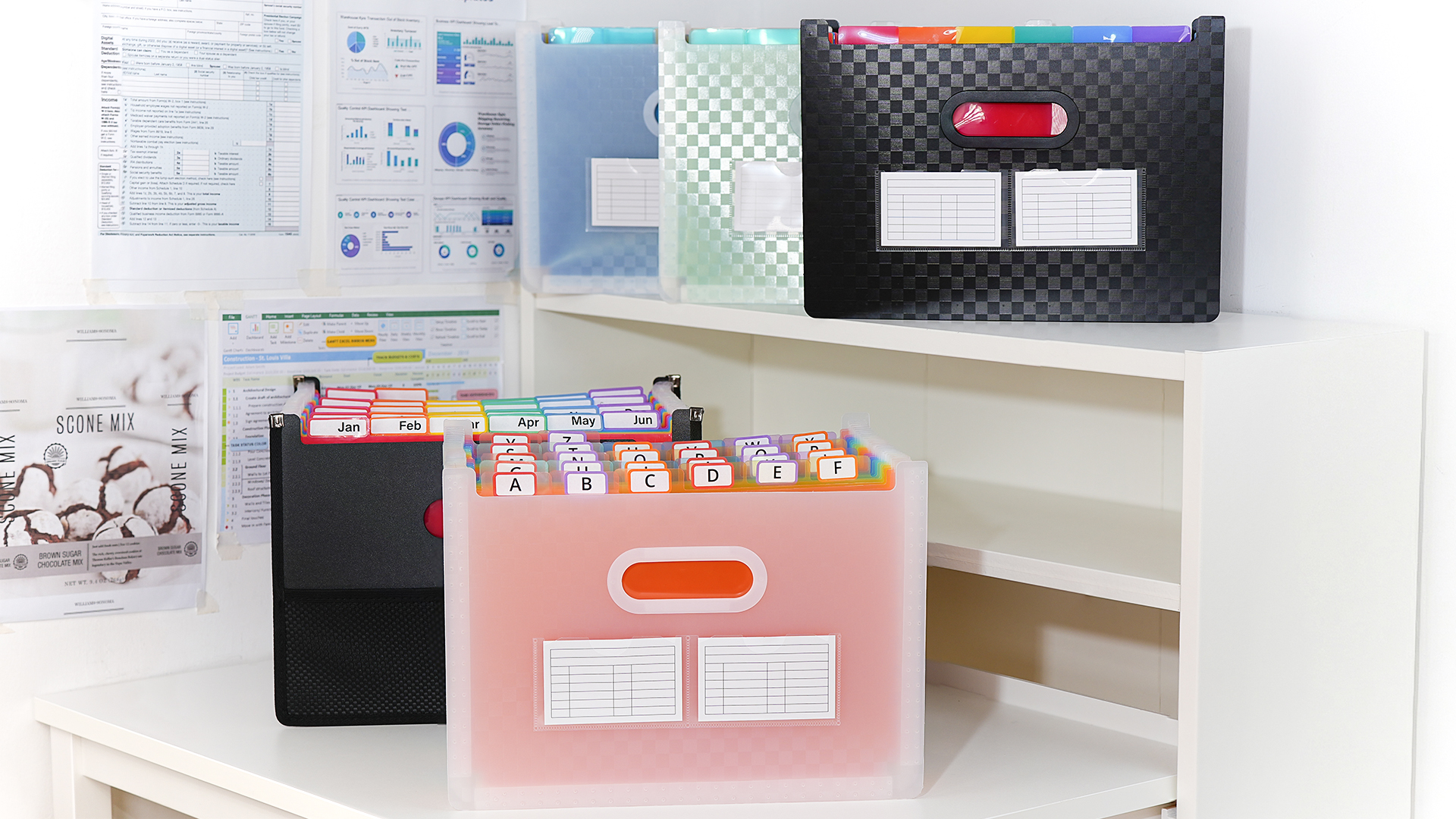Amazon.com : ThinkTex 26-Pocket Accordion File Organizer, Upright