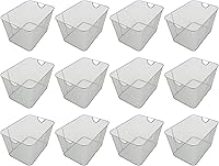 Vista 29 de YBM Home Organizador de despensa de cocina, cesta de alambre para estantes, armarios, despensa, encimera, cesta de almacenamiento abierta de malla