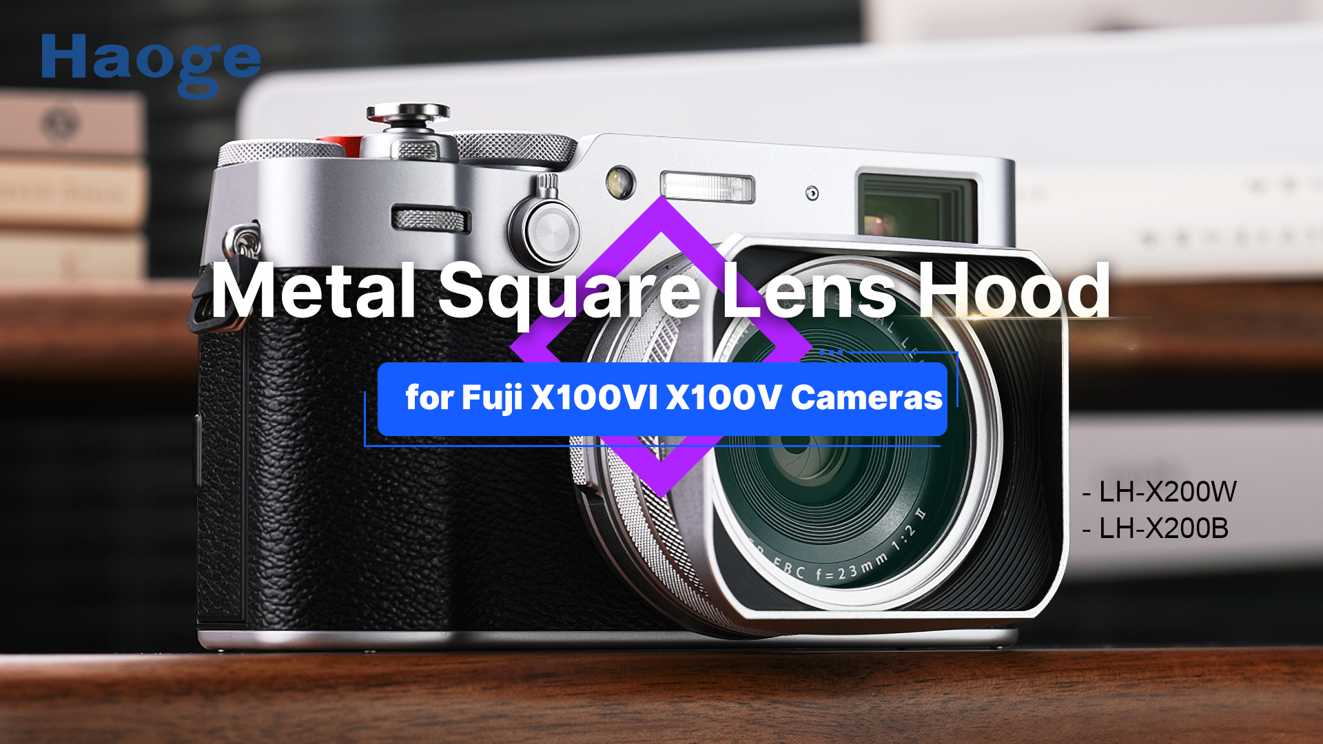 Amazon.com : Haoge Metal Square Lens Hood for Fujifilm X100VI with