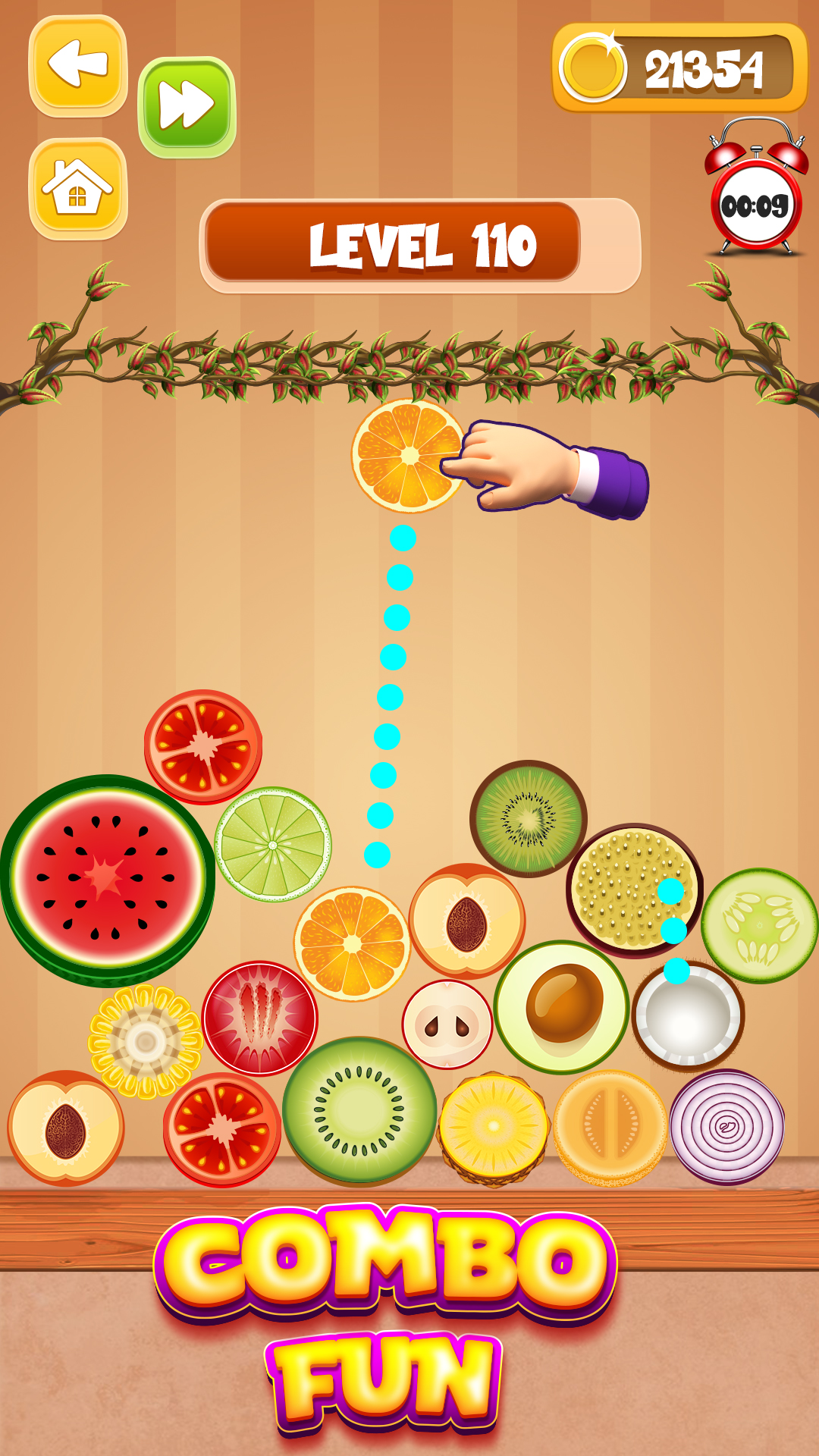 Fruit Merge Suika Watermelon Games Fruit Puzzle 3D Playground Match