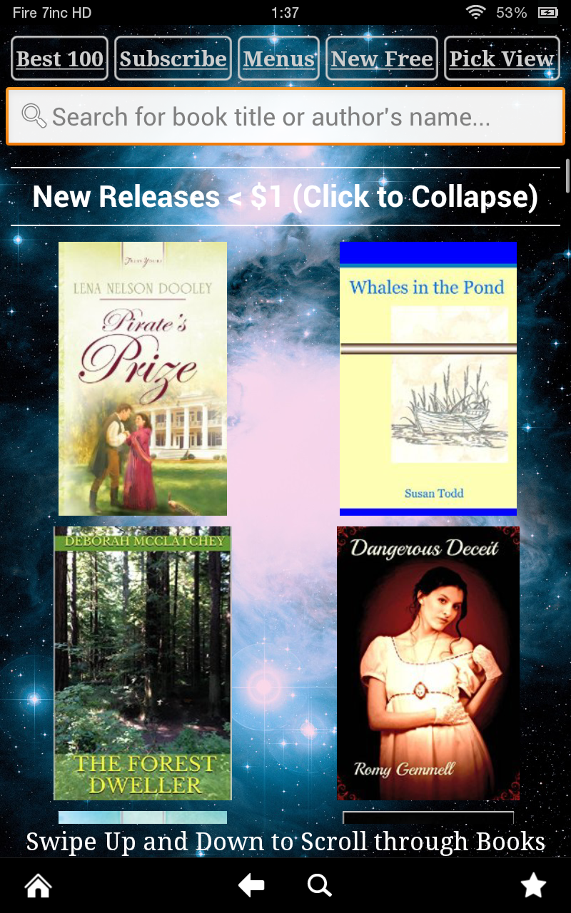 New Book Releases for Kindle, New Book Releases for Kindle Fire App on Amazon Appstore