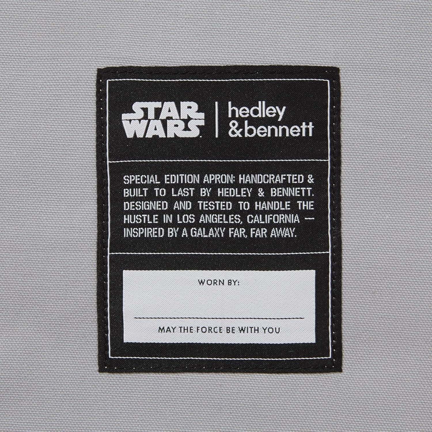 hedley & bennett Crossback Apron Collection - Adjustable Chef Aprons with 3 Pockets for Cooking and Grilling, STAR WARS™ Stormtrooper