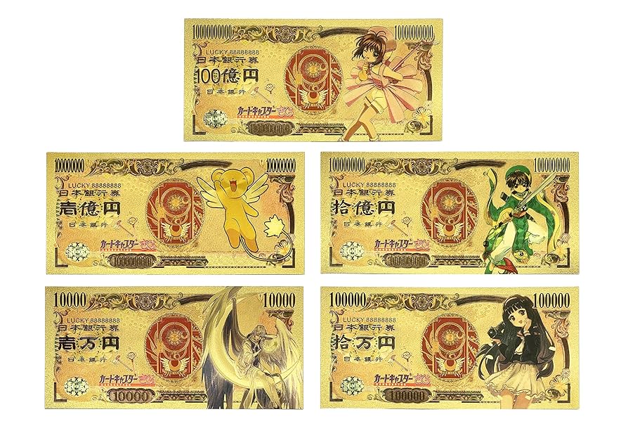 Amazon.com: YJacuing Anime Cardcaptor Sakura Gold Coated