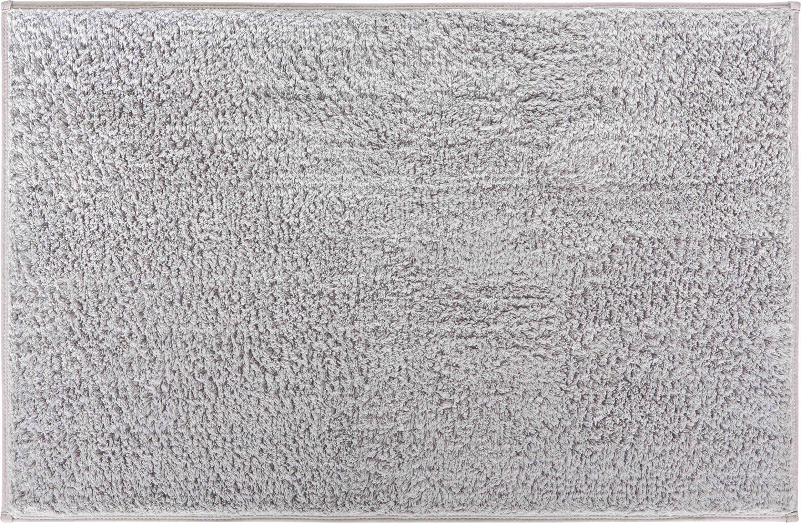 Grund Marla Alfombra de Baño, Algodón, Gris, 80x140 cm