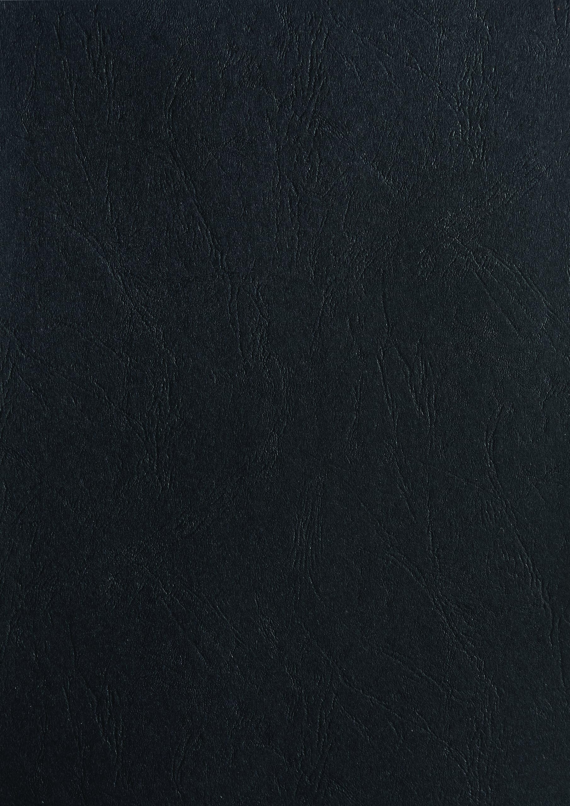PavoPremium A3 Leather Grain Cover - Black (Pack of 100)