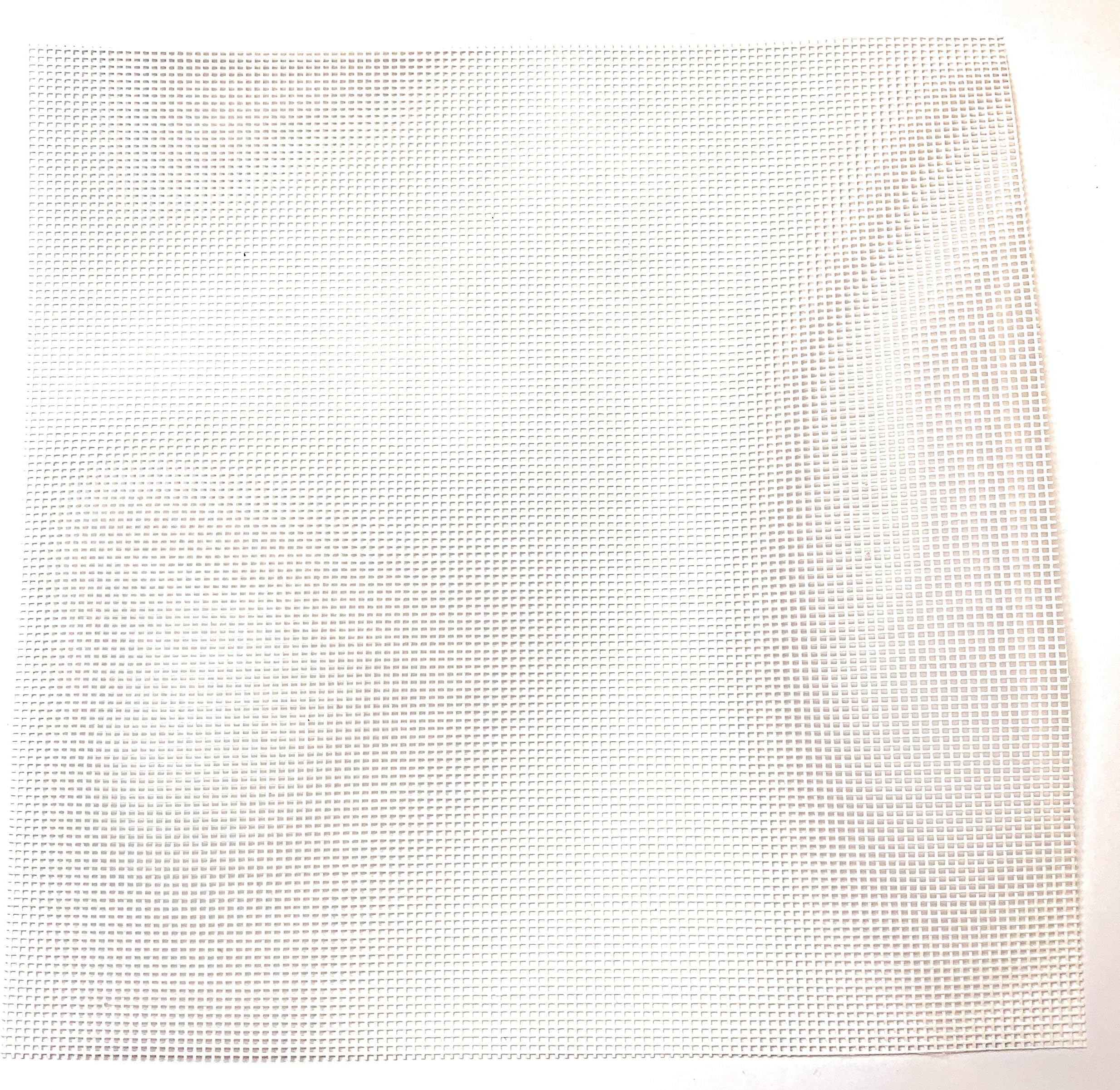 Screen MESH: 17x20 PVC Coated Polyester Fabric; 84" - 50' Roll (350 sq ft); White