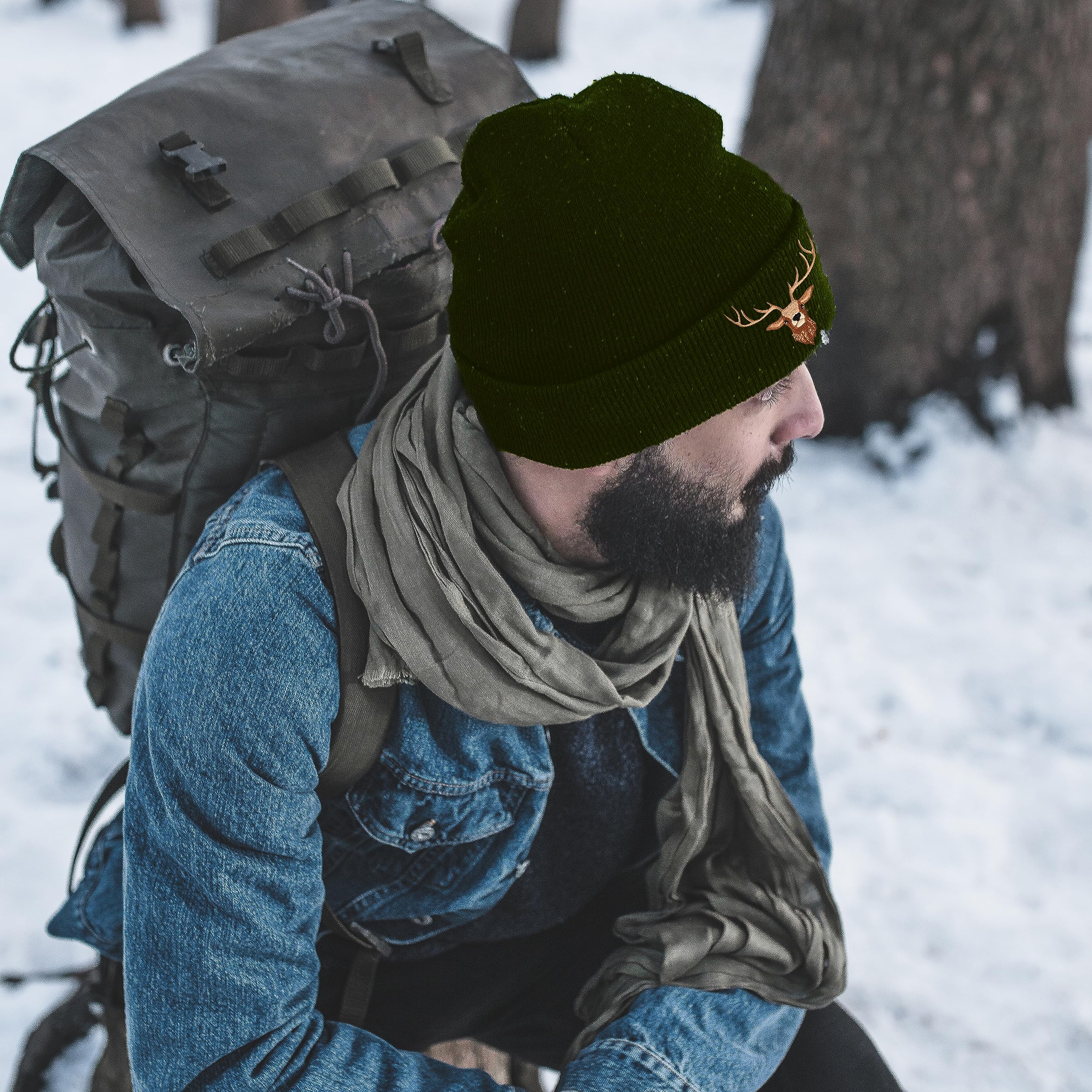 Jeasona Strickmütze Herren/Damen Winter Warm