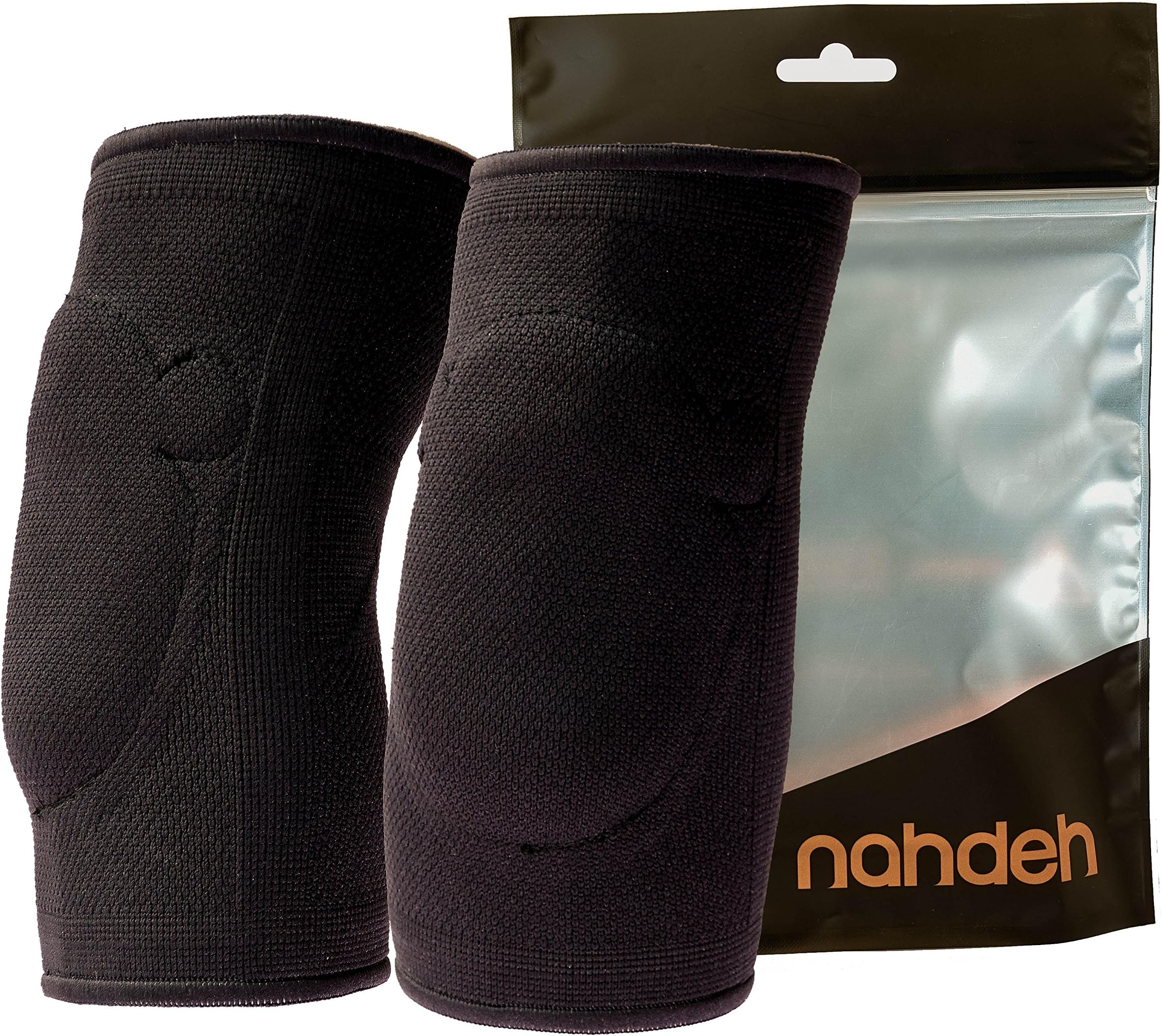 nahdeh Gelbow Pads - 100% Silicone Gel Elbow Pads - 2 Styles - Regular and Thick - Extreme Protection