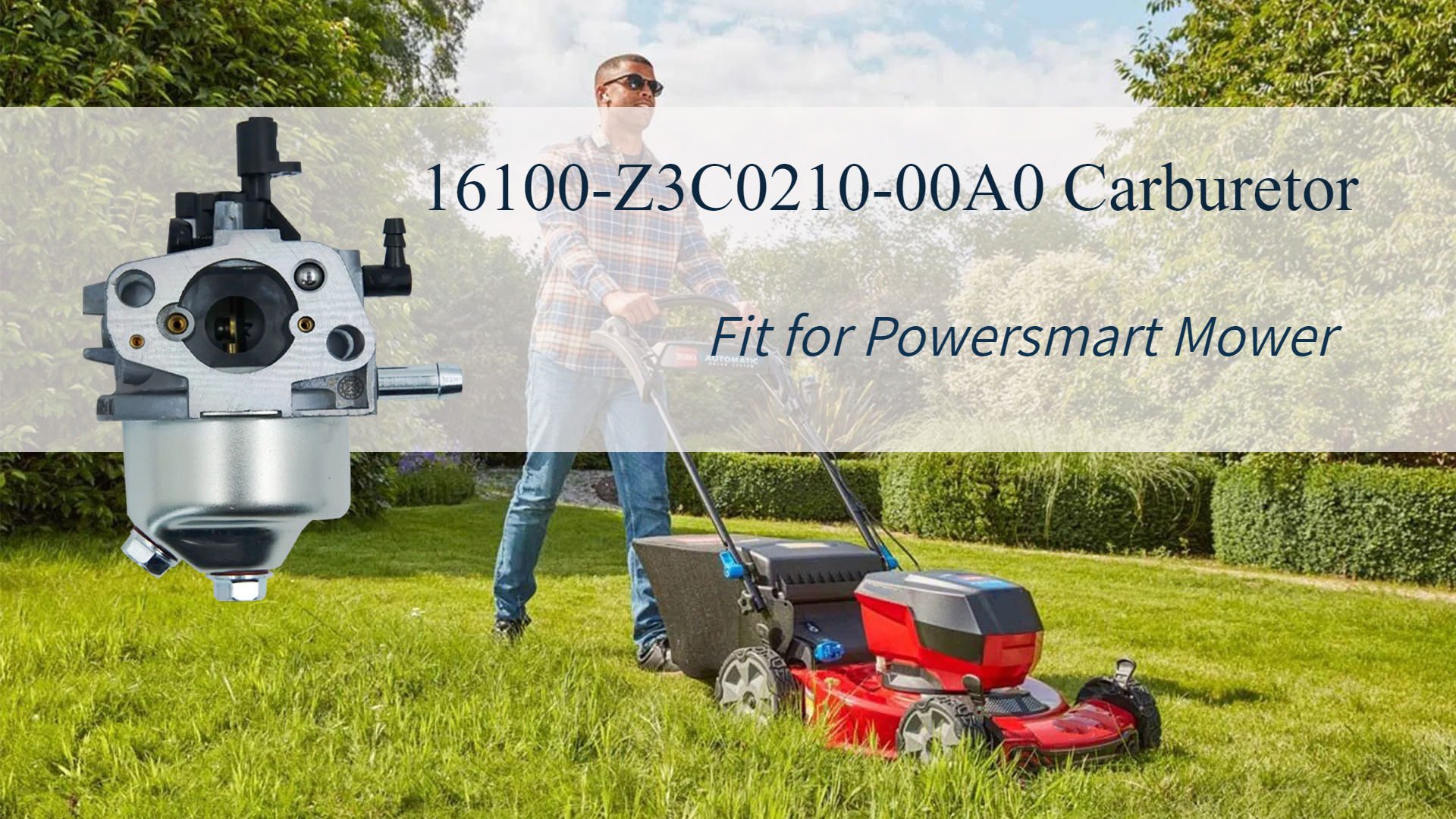 Amazon.com: Carburetor Carb Fit for Powersmart Mower Replace 16100