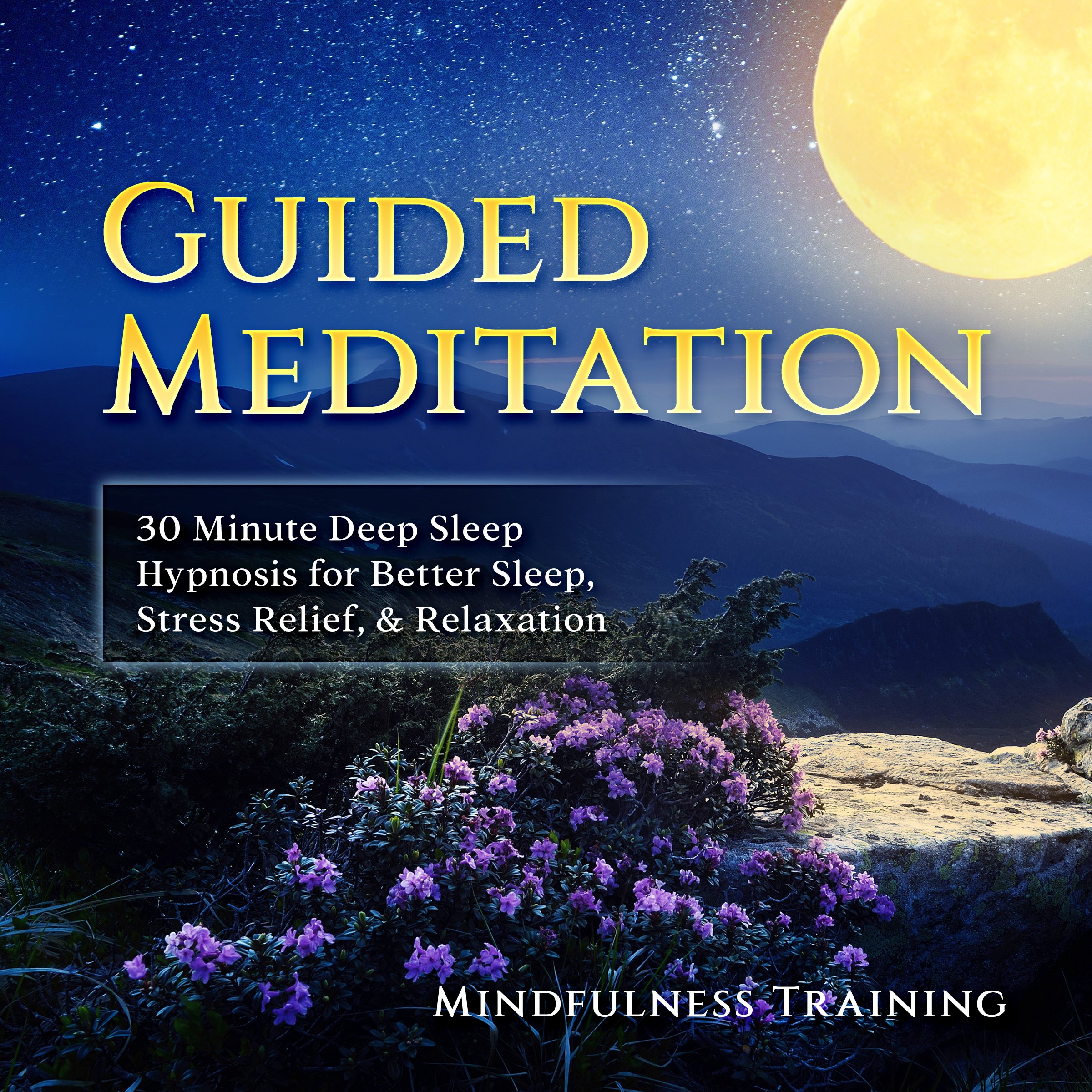 Cover art for Guided Meditation: 30 Minute Deep Sleep Hypnosis for Better Sleep, Stress Relief, & Relaxation