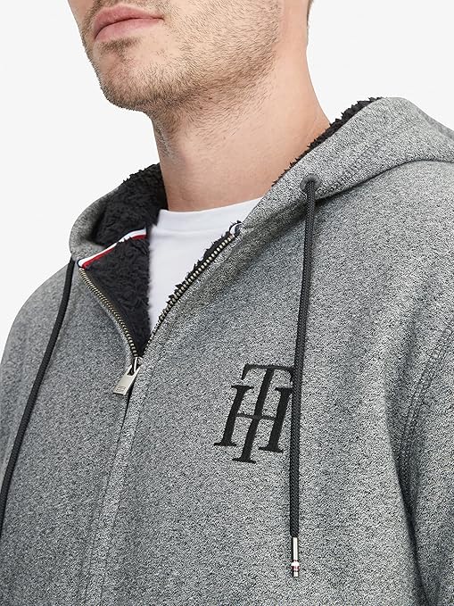 tommy hilfiger sherpa hoodie mens
