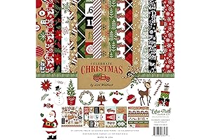 Celebrate Christmas Collection Kit: Eco-Friendly and Durable Christmas Scrapbook Paper 12x12