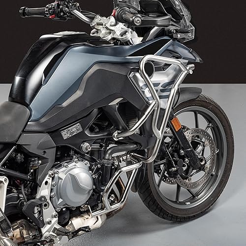 Miniatura 2 de Protector de parachoques de motor de motocicleta marco de barras de choque de carretera jaula de acrobacias deslizante protección del tanque de gas