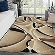 2305 Geometric Abstract Blue 6x9 Area Rugs for Living Room