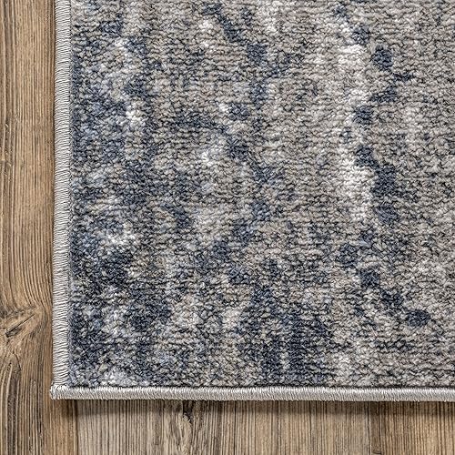 Miniatura 5 de nuLOOM Isla Modern Motif - Alfombra de área, 5 x 8, color azul