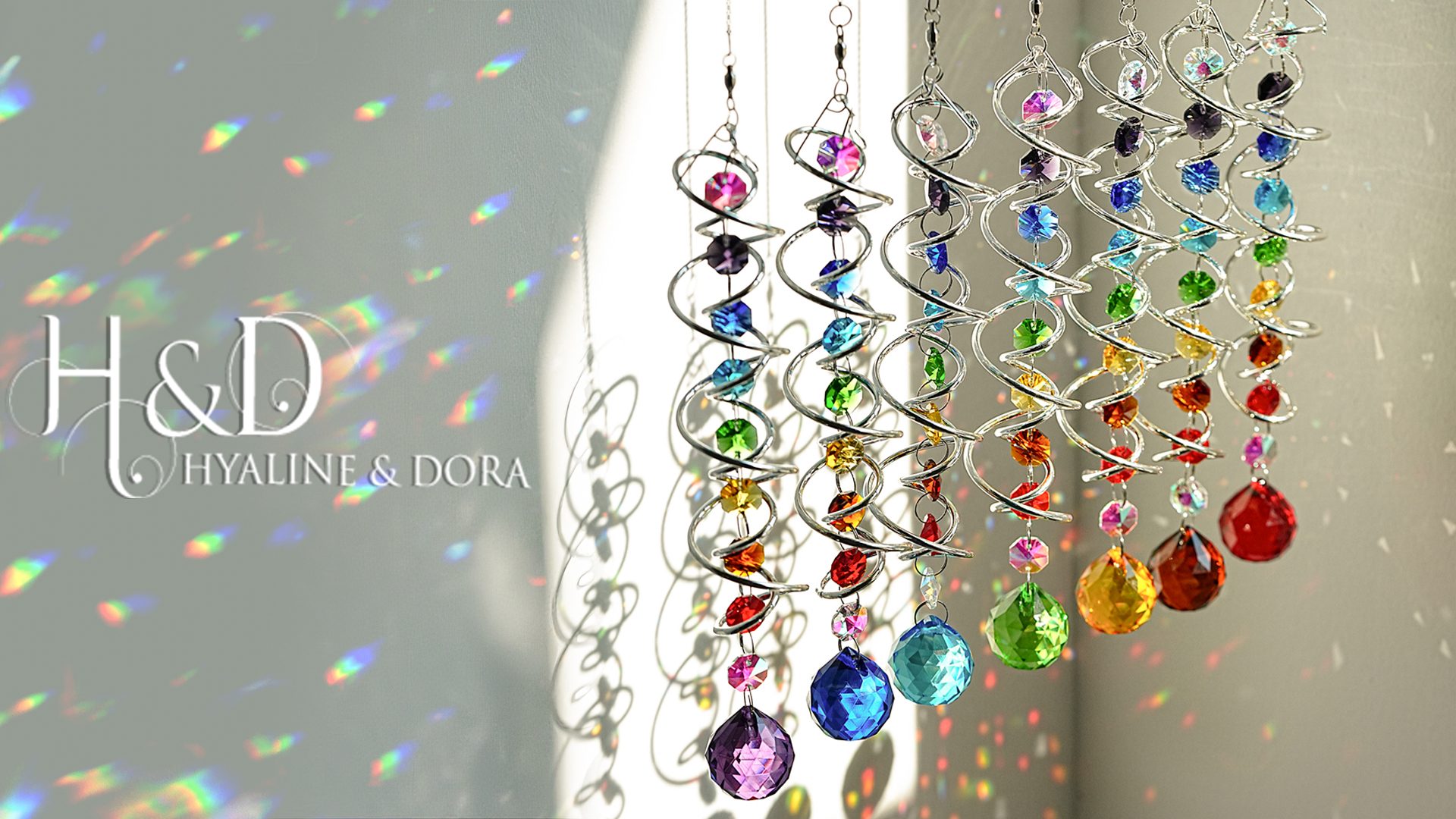 Amazon.com: H&D HYALINE & DORA 7 Pack Crystal Suncatchers for