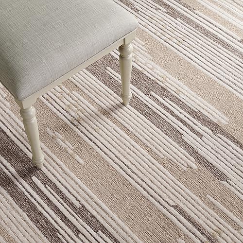 Miniatura 7 de MARTHA STEWART x SAFAVIEH MSR3380T - Alfombra de lana contemporánea, hecha a mano, 8 x 10 pies, color naturalmarrón