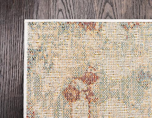 Miniatura 10 de Unique Loom - Alfombra estilo tradicional de Rosso Collection, Polipropileno, Multicolor