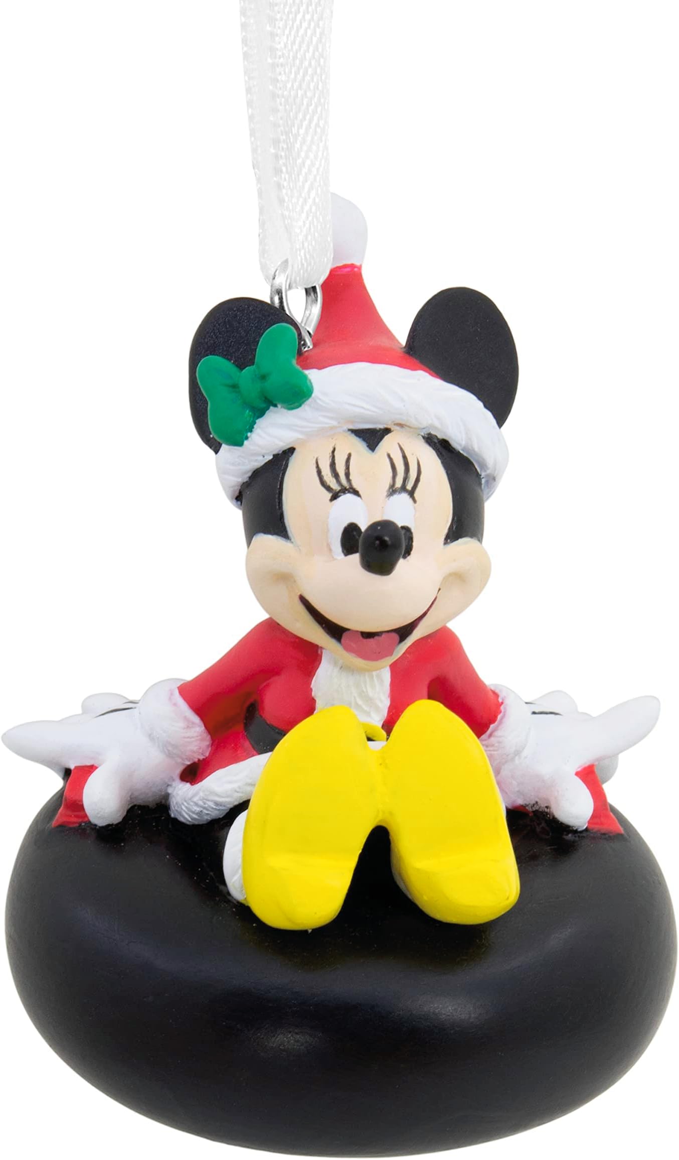 Disney Minnie Mouse on Snow Tube Christmas Ornament