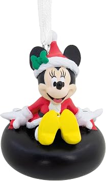 Hallmark Disney Minnie Mouse on Snow Tube Christmas Ornament