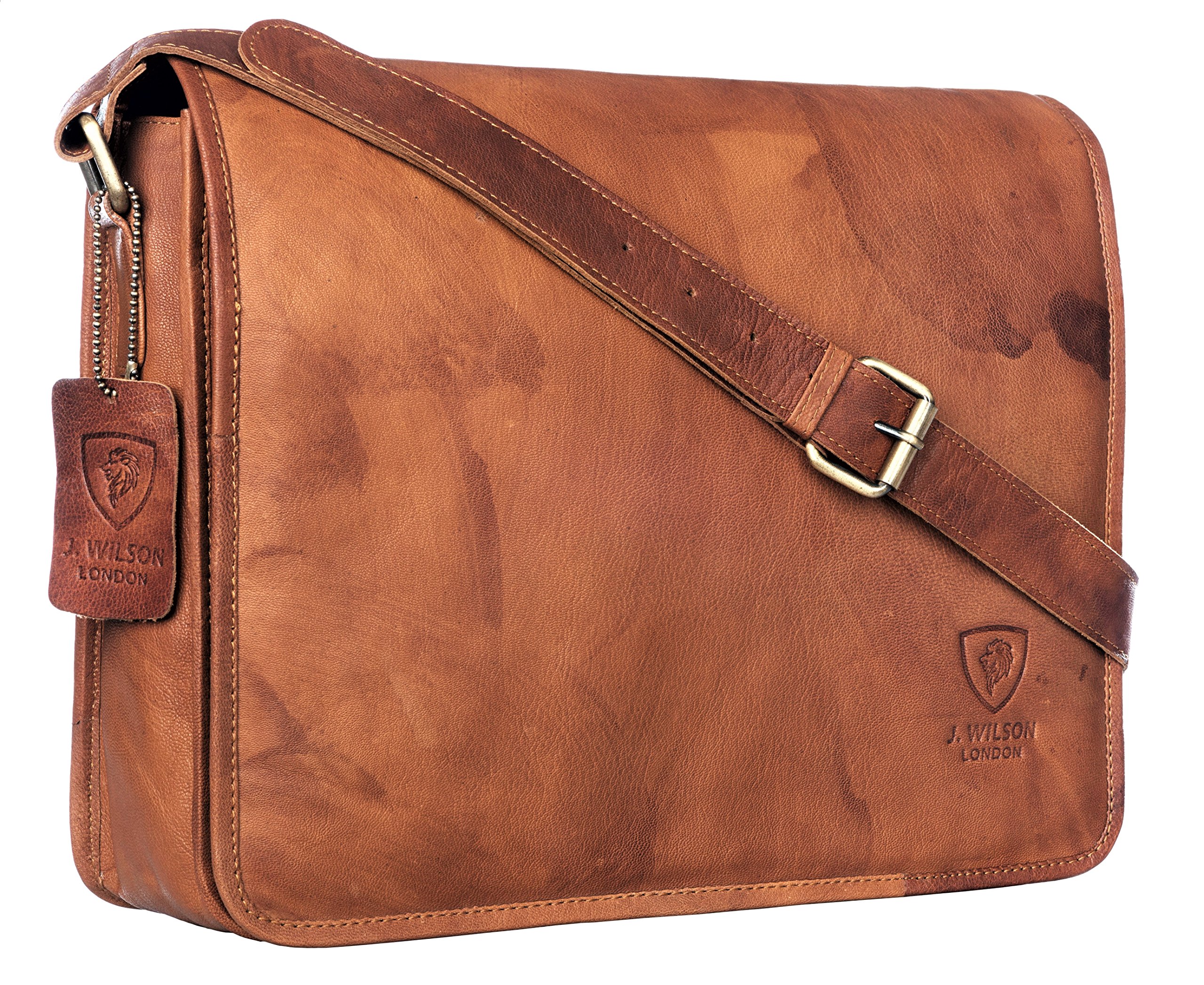 wilson leather mens messenger bag