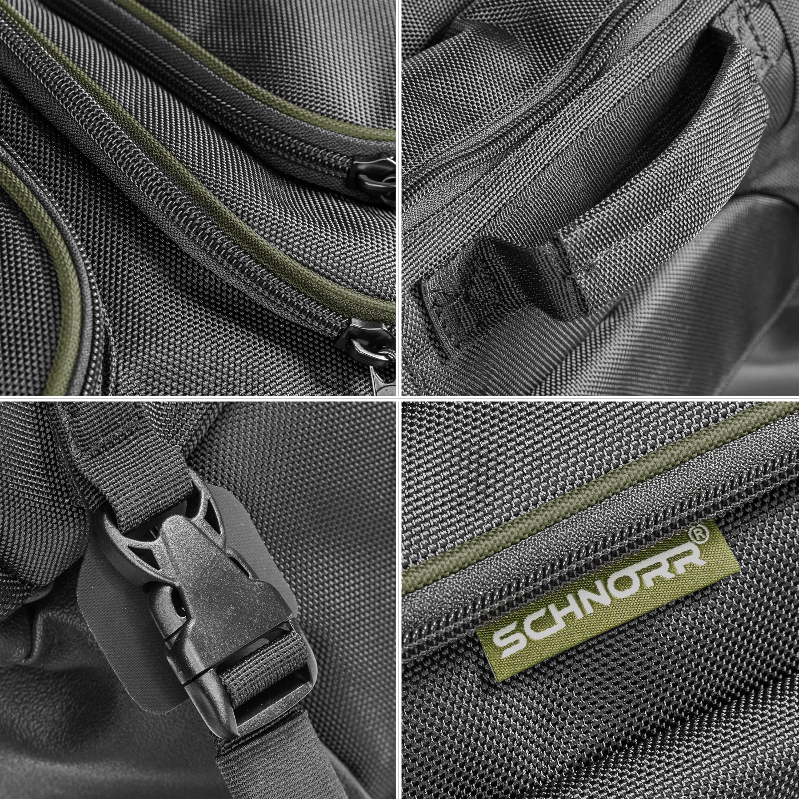 ZIEGER SCHNORR TB50 Wasserresistent Motorrad Hecktasche 50L Gepäcktasche Saddle Bag