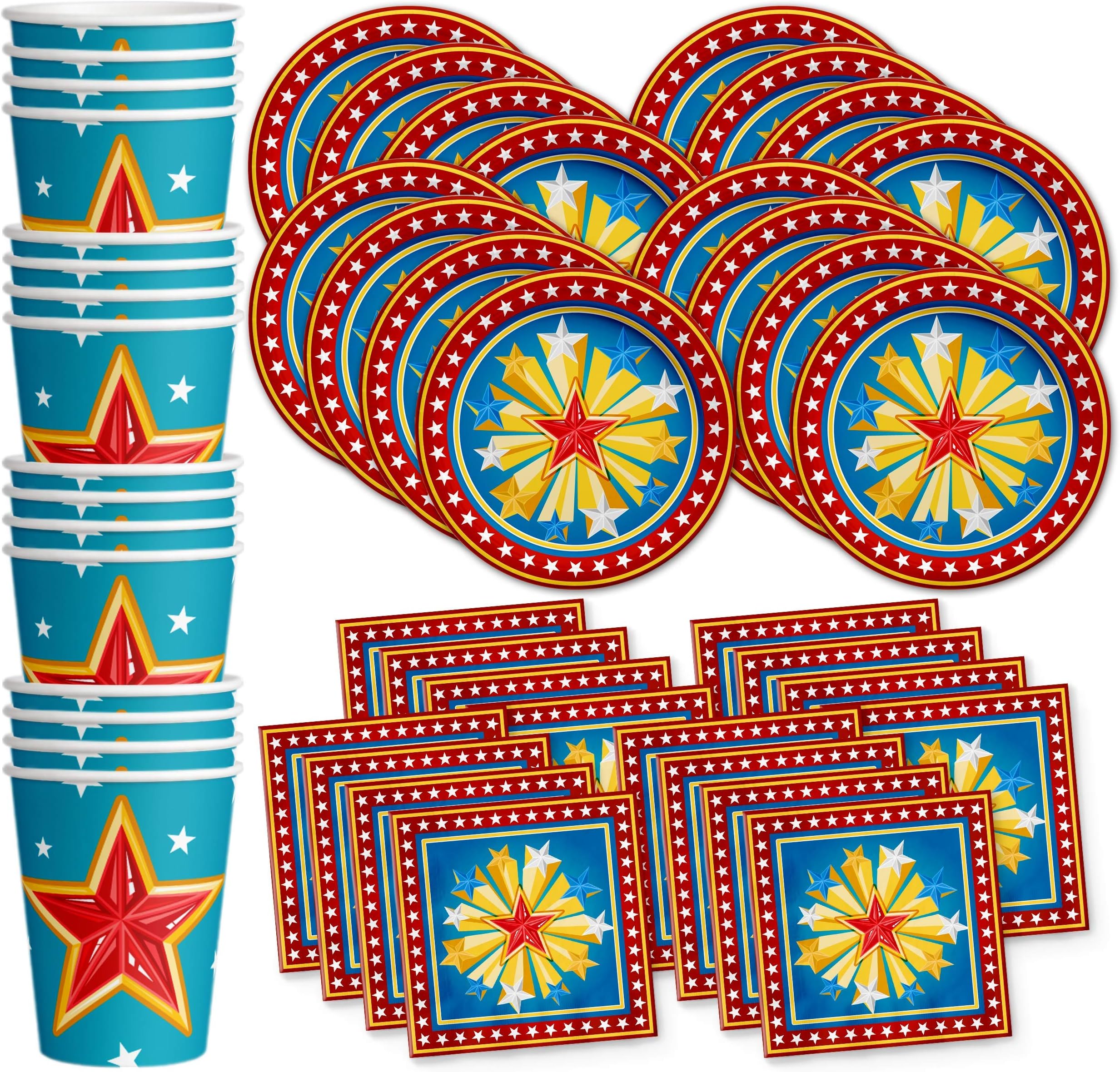 Mighty Woman Superhero Birthday Party Set
