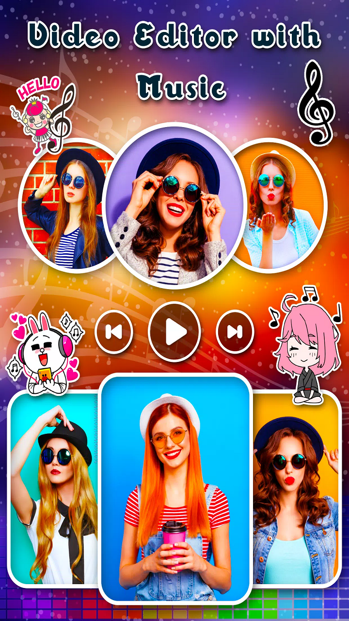Photo Video Maker Video Editor with Music making video with images