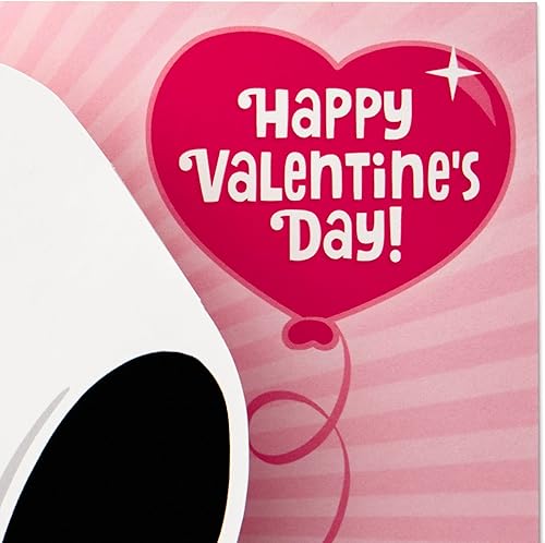Miniatura 4 de Hallmark Peanuts - Tarjeta musical para el día de San Valentín para niños (abrazo de Snoopy) (699VCG3007)