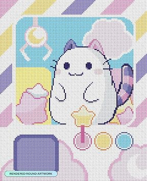 DIAMOND ART CLUB Plushie Catcher Diamond Painting Kit, Fun DIY Crafts for Adults, Round Diamond Art Canvas, 13 x 16 (33 cm x 40.7 cm)