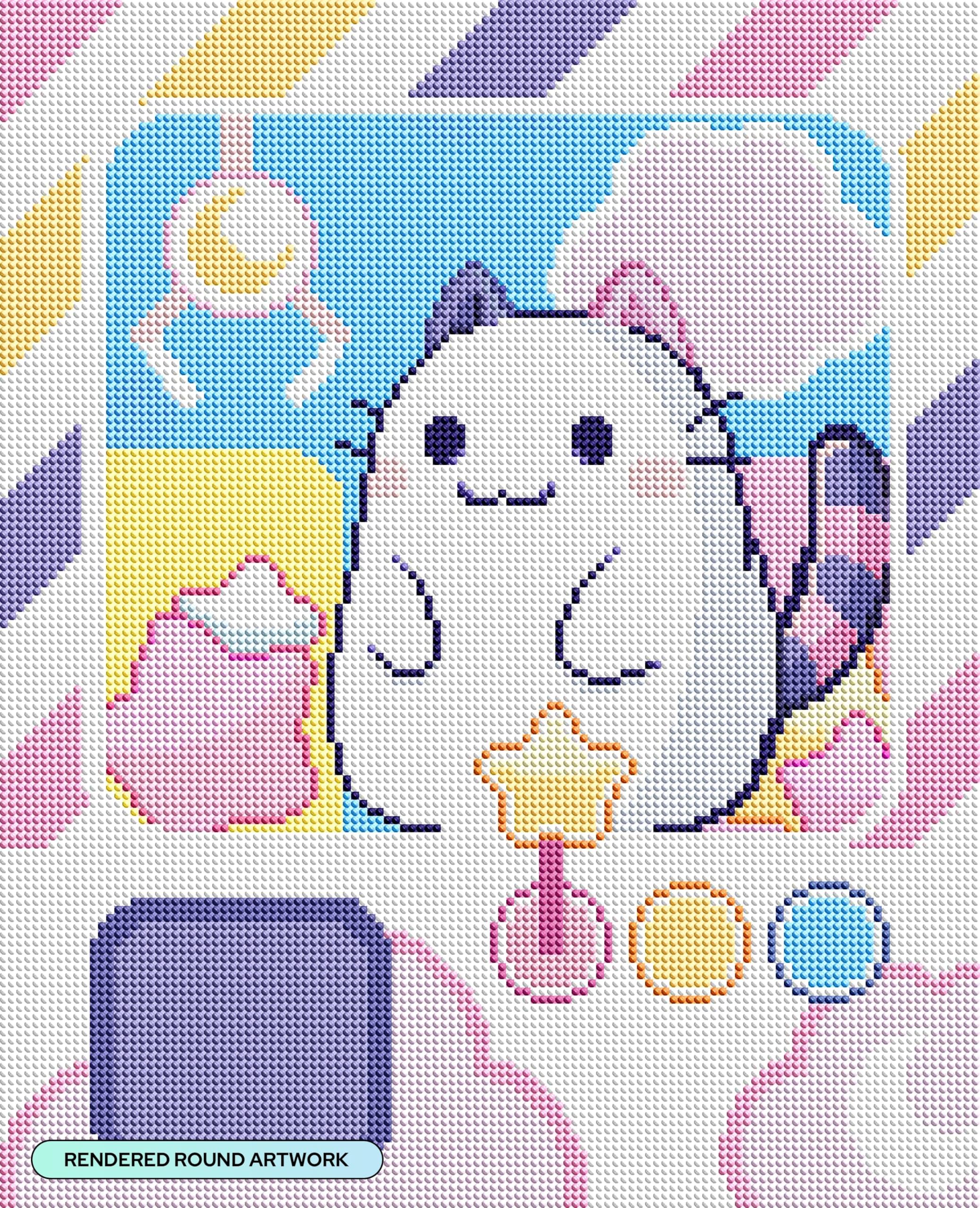 Amazon.com: DIAMOND ART CLUB Plushie Catcher Diamond Painting Kit