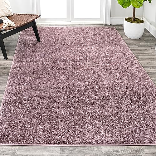 Miniatura 5 de Eyely UES100R-3 - Alfombra de interior de pelo bajo supersuave Haze casual, contemporánea, sólida tradicional, dormitorio, cocina, sala de estar,