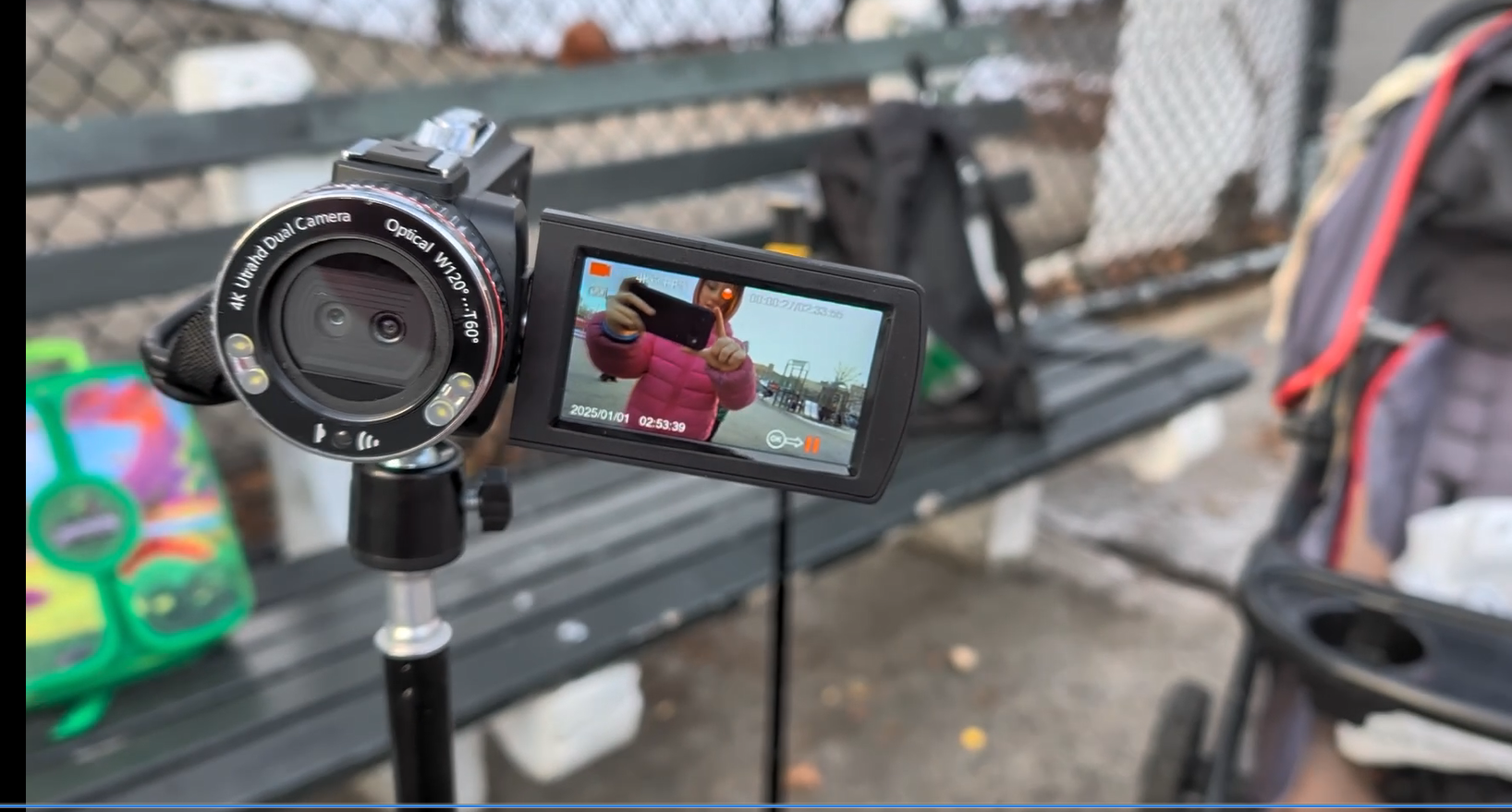 【もぐ】　SHARPHi-Vision Recorder DV-ACV52 Amazon.com : 4K UHD 60FPS 64MP Dual Lens Camcorder, Video Camera