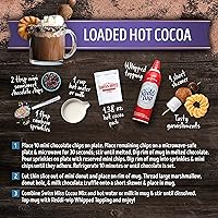 Vista 90 de Swiss Miss Mezcla de cacao caliente con sabor a chocolate con leche, 8 paquetes de mezcla de cacao caliente