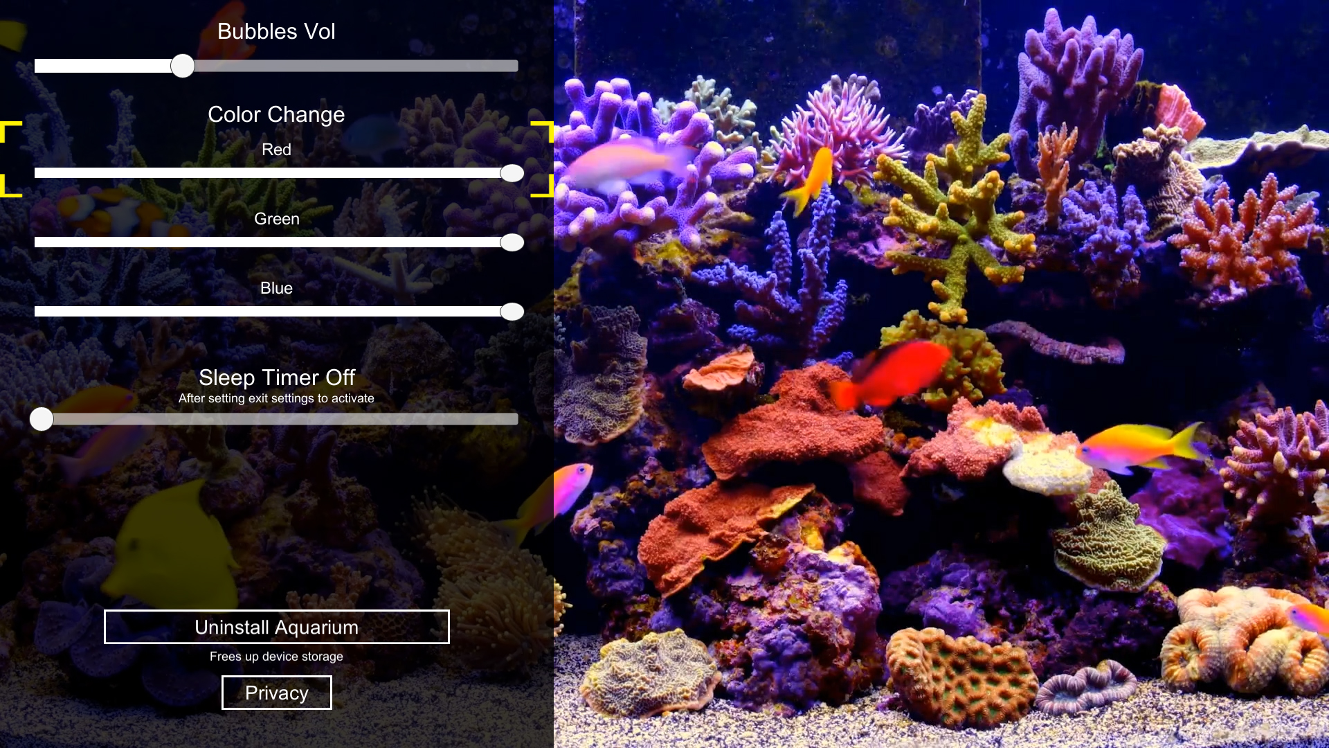 View of Peaceful Aquariums - App on Amazon Appstore