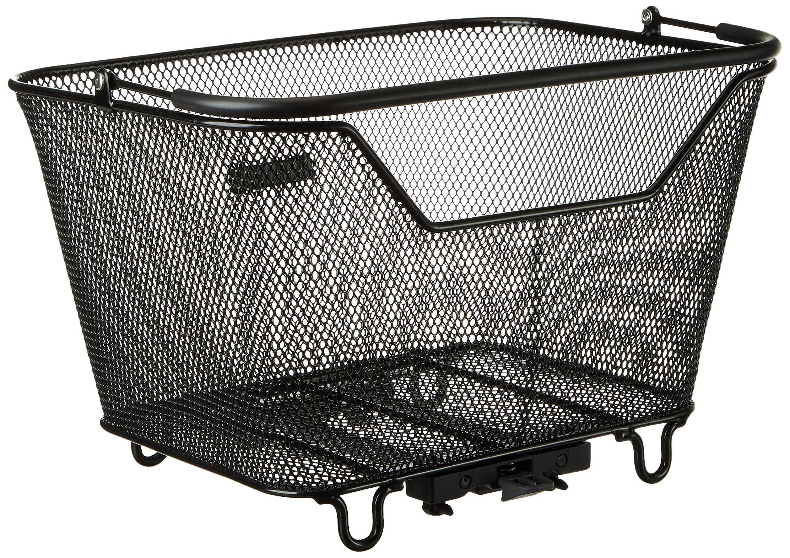 Racktime Unisex_Adult Korb Bask-it Basket, Black, 41.5 x 30 x 21.5 cm, 20 Liter
