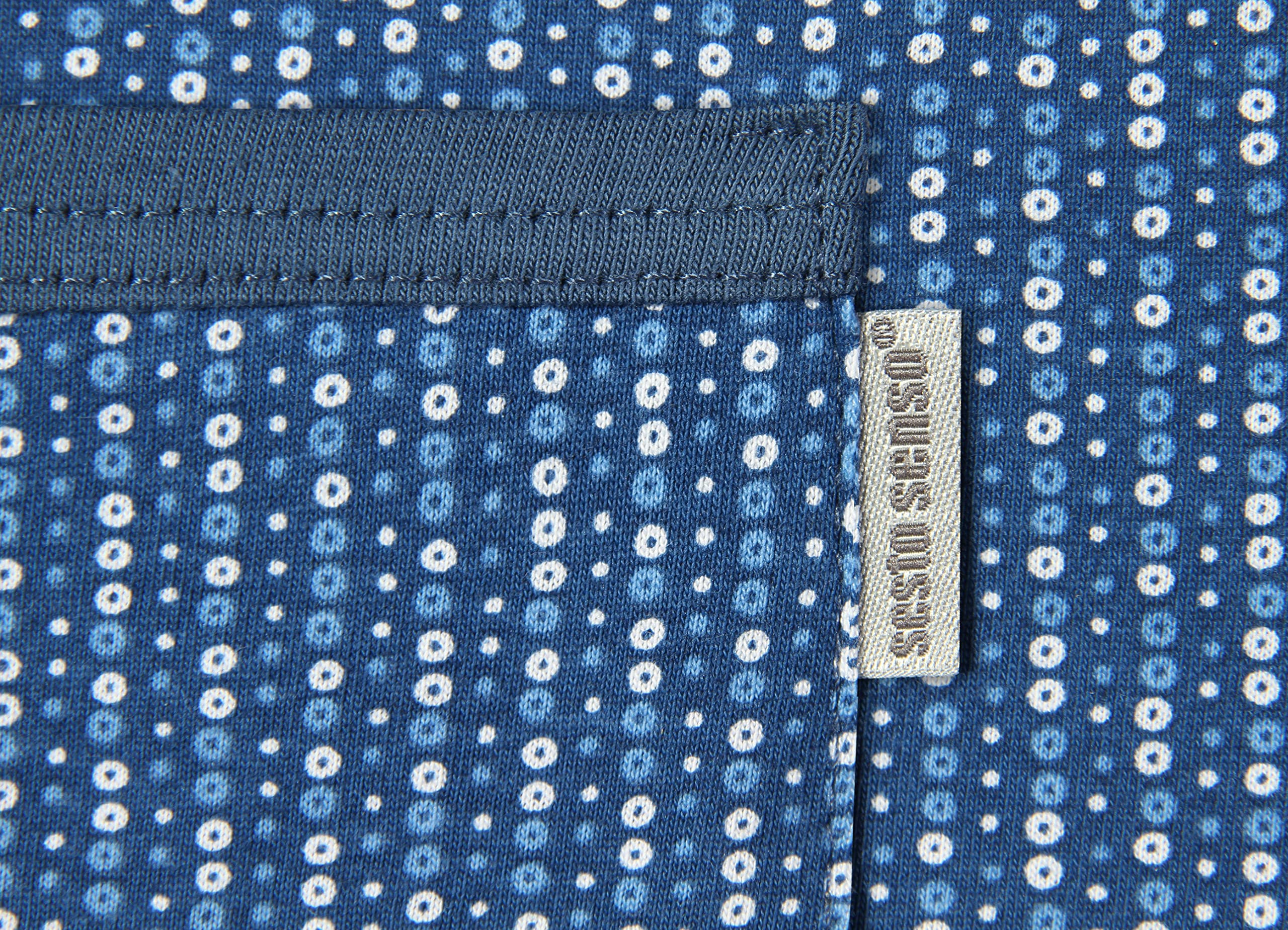 sesto senso Elegante Pigiama Uomo Bottoni 100% Cotone Set Maniche Lunghe Pantalone Lungo
