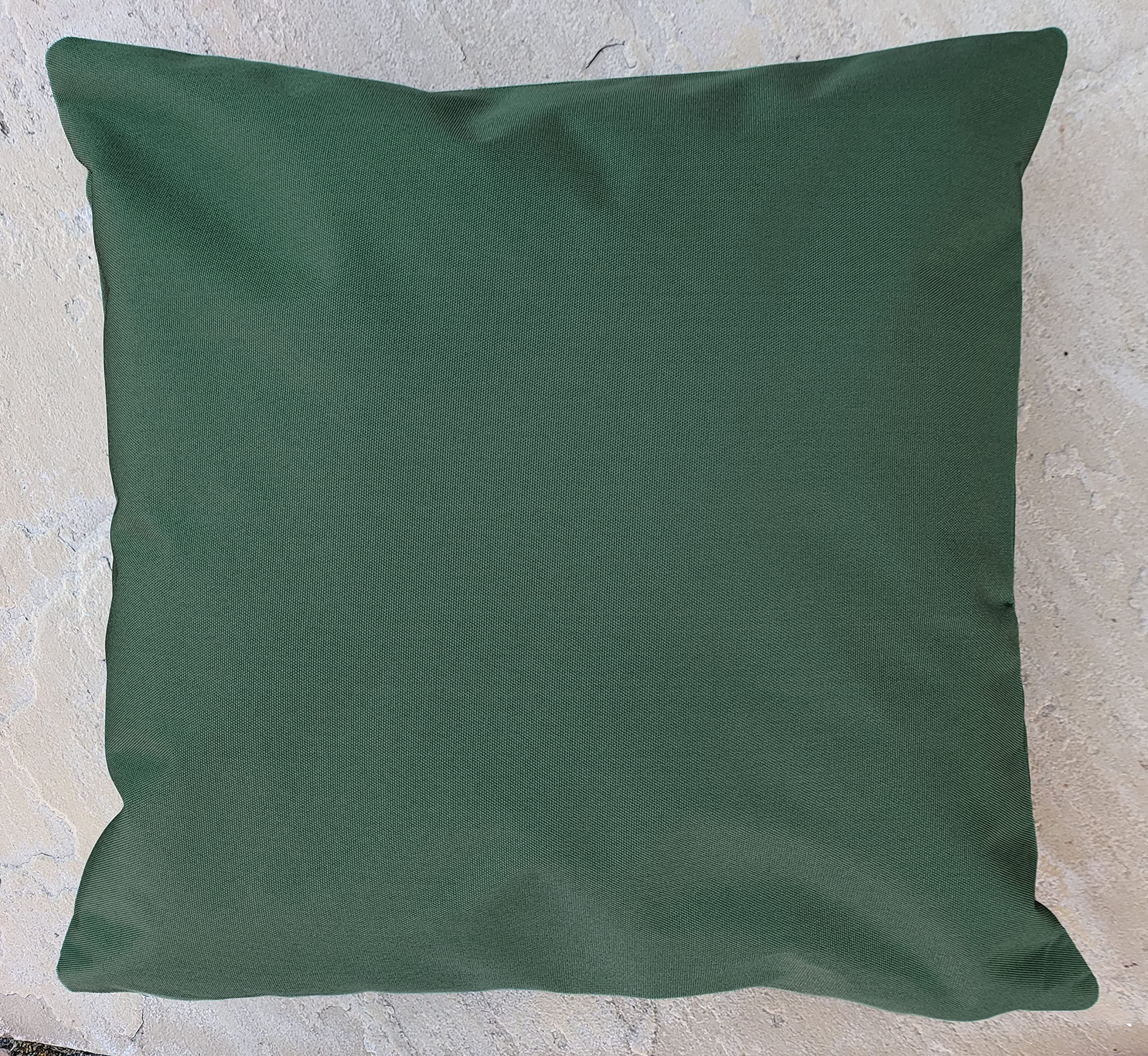 Outdoor Chair Seat Pads Bench Pads Waterproof Garden CHUNKY Chair Seat Pads (Cushion Cover (43x43cm), Bottle Green) โ image 1