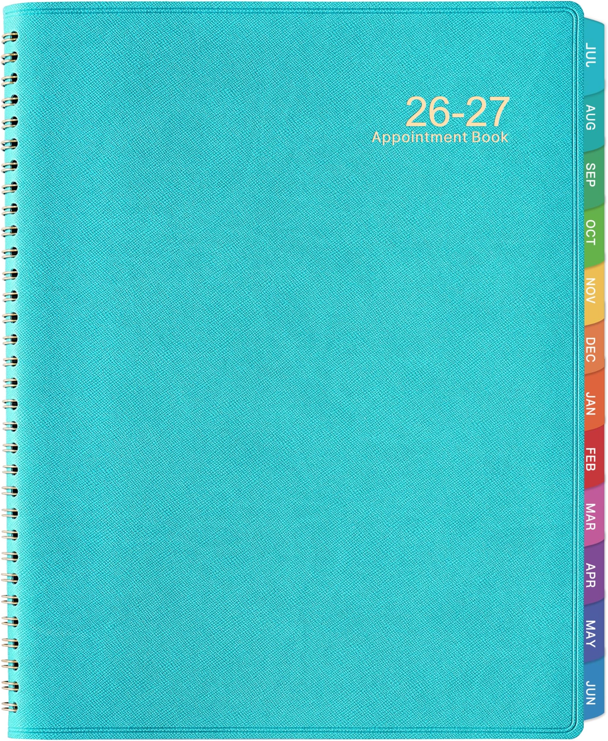 Appointment Book 2026-2027 - 53 Weeks Daily Planner 2026-2027, July 2026 - June 2027, 8.5" x 11" Daily Organizer, Appointment Planner with 15-Minute Increments