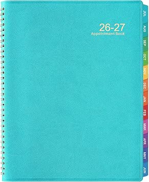 Appointment Book 2026-2027 - 53 Weeks Daily Planner 2026-2027, July 2026 - June 2027, 8.5 x 11 Daily Organizer, Appointment Planner with 15-Minute Increments