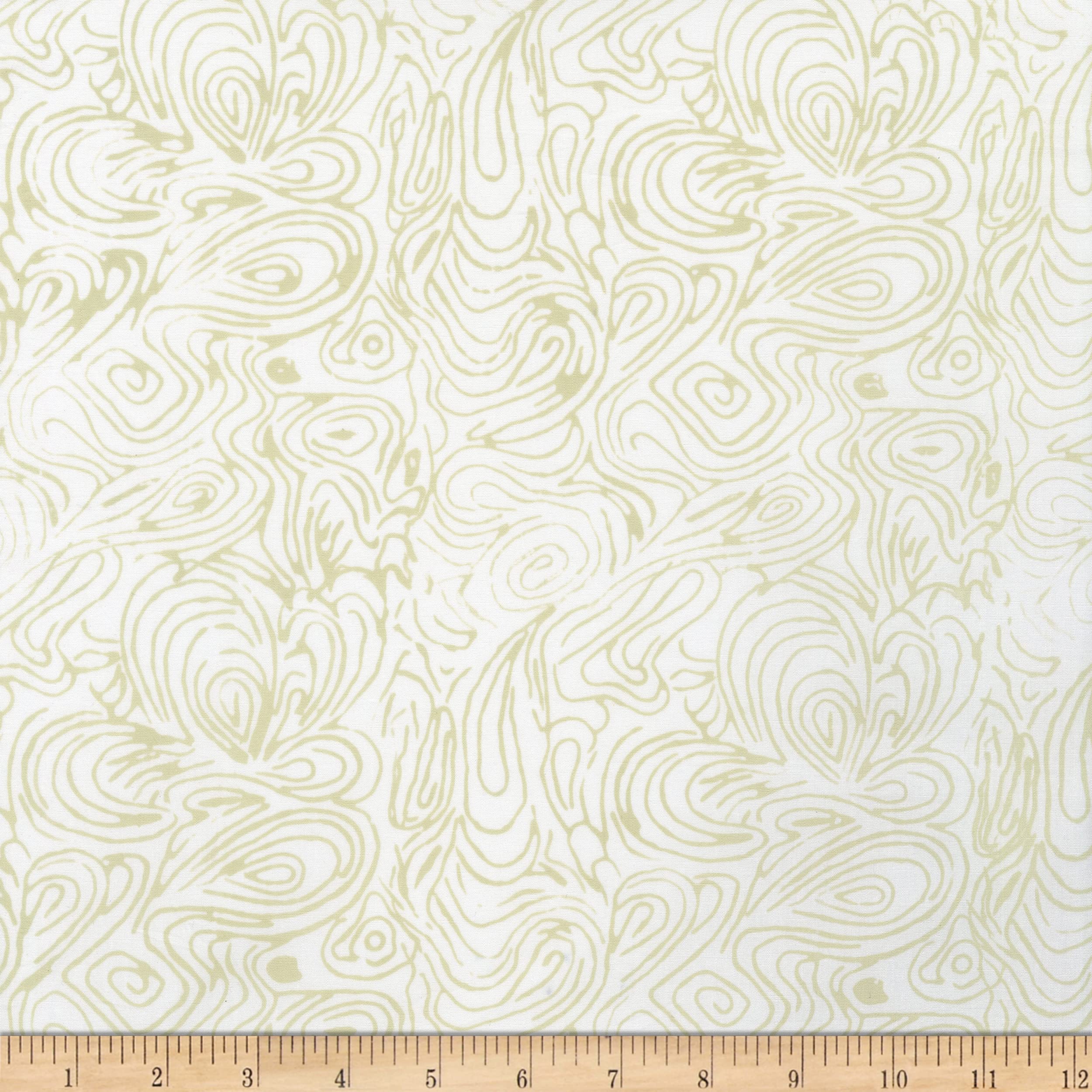 Island Batik Foundations Neutrals Swirls Cream, Fabric by the Yard