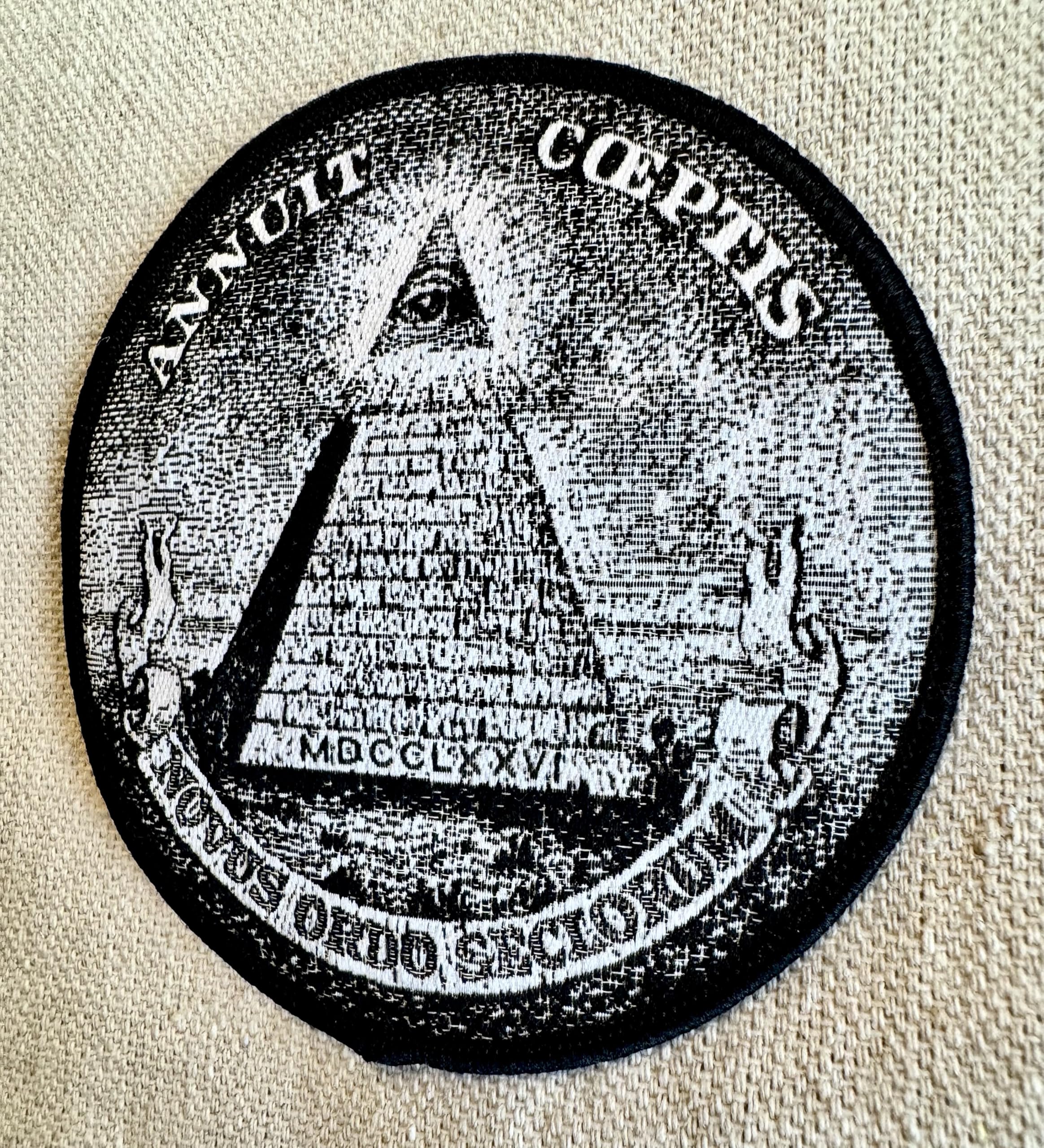 Amazon.com: Annuit Coeptis Embroidered Patch Illuminati Great Seal