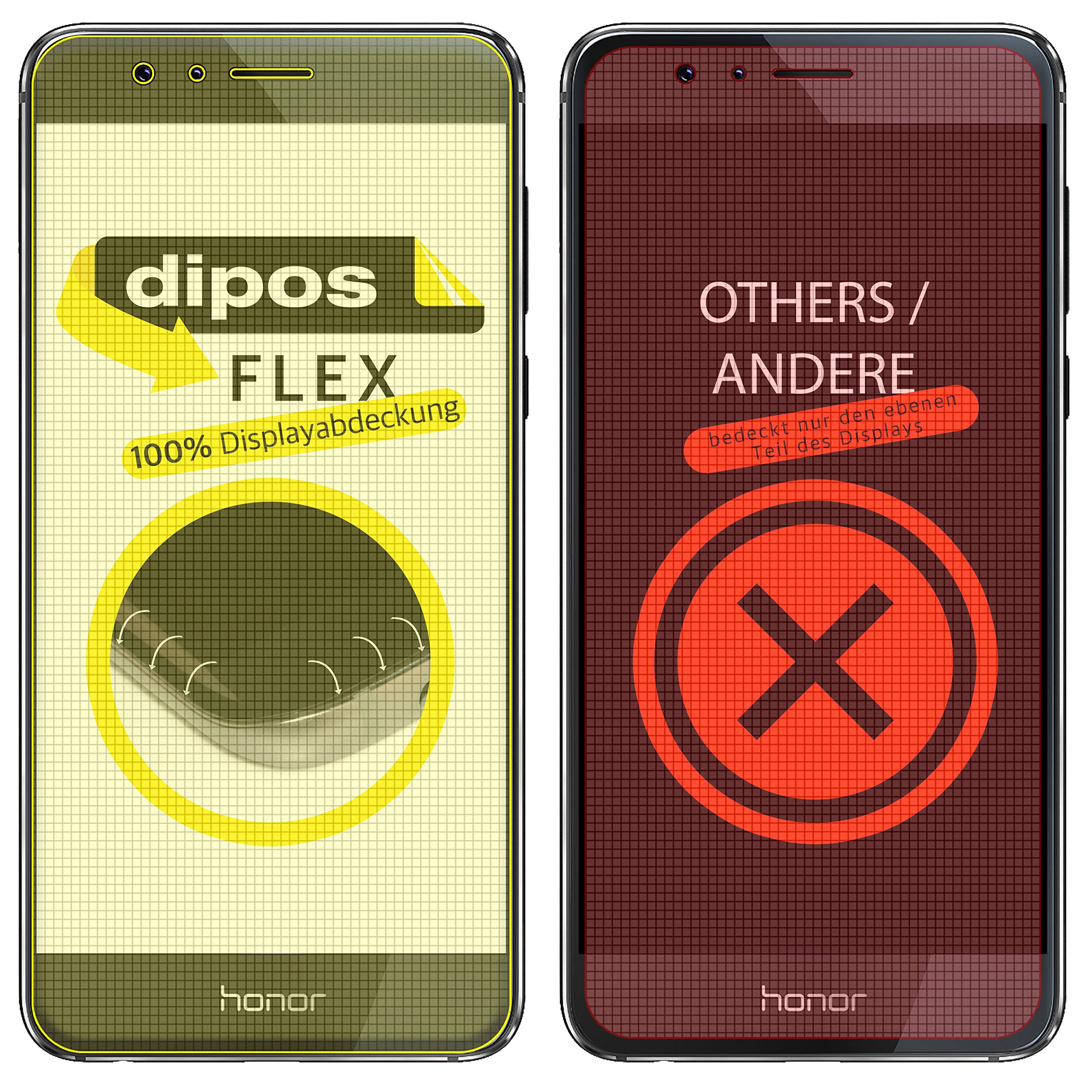 3x Pellicola per Honor Play 3 protettiva, rivestimento al 100