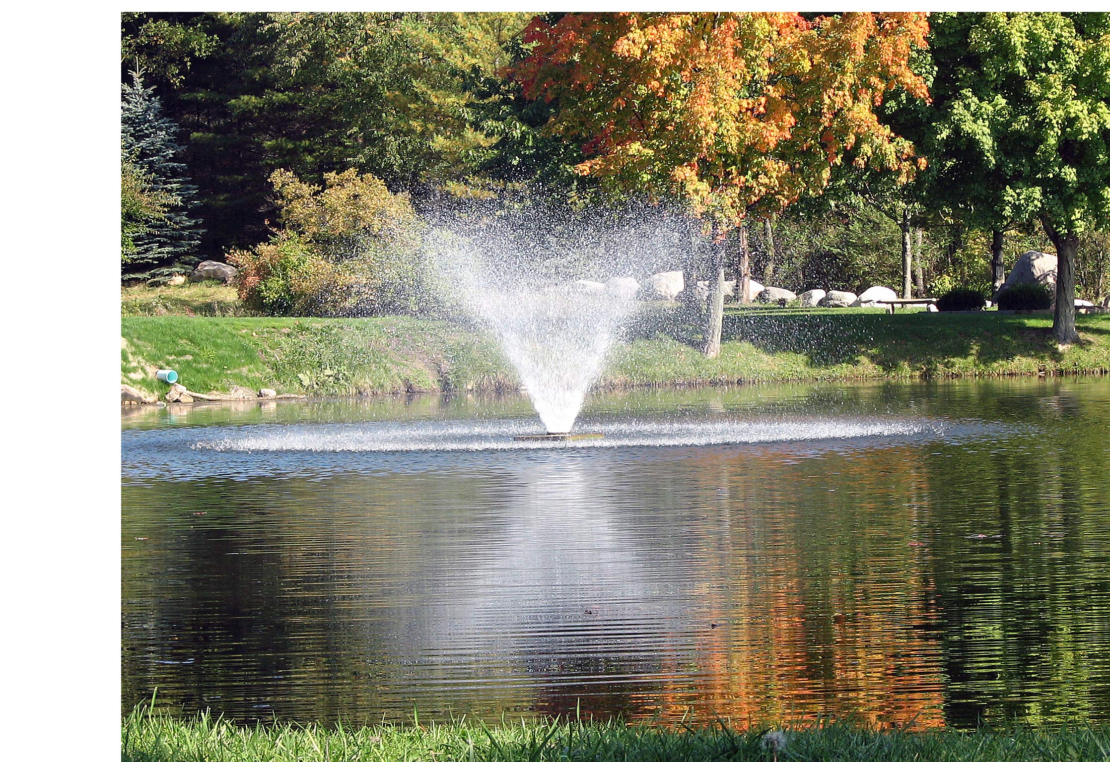 Buy Scott Aerator Co. Floating Pond Aerator Fountain 1/2 Horse Power