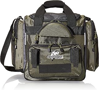 Okeechobee Fats Fisherman Deluxe Tackle Bag (Includes 8 Utility Tackle Boxes) , Palmetto Green