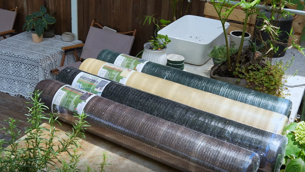E. Teilen Sonnenschutznetz 40% Schatten, Schwarz, 3,6x1,8 M – UV-beständig Für Garten, Terrasse & Gewächshaus
